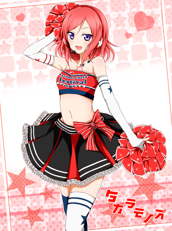 nishikino maki (love live! and 2 more) drawn by karamoneeze