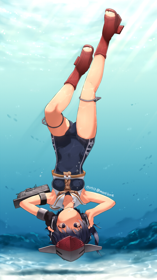i-14 (kantai collection) drawn by sakura_(medilore)