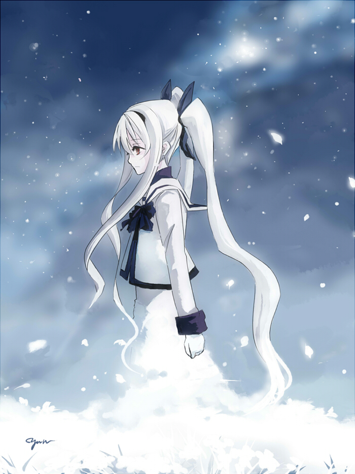 fate testarossa (lyrical nanoha and 2 more) drawn by takamachiya