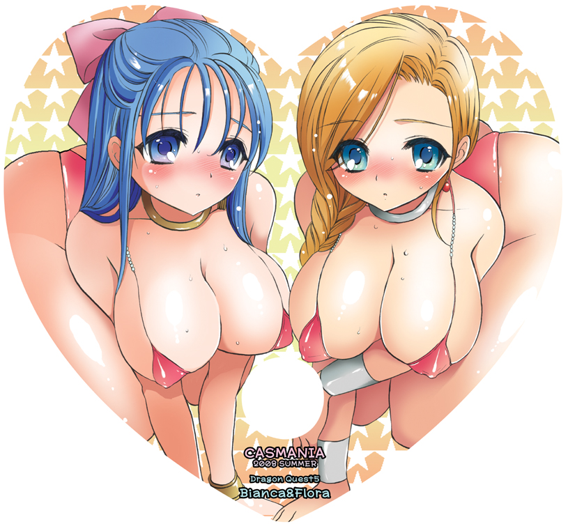 bianca and flora (dragon quest and 1 more) drawn by mozuya_murasaki