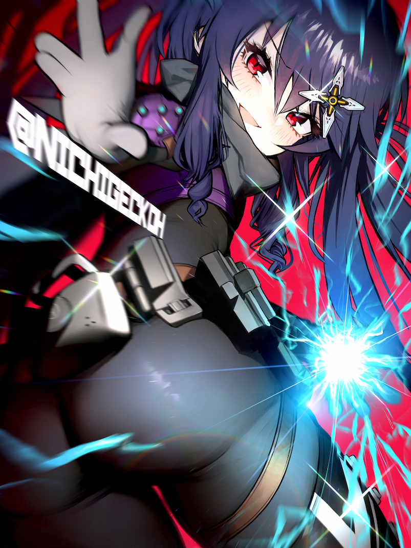 wraith and tensei shoujo act (indie virtual youtuber and 1 more) drawn by nichigeckoh