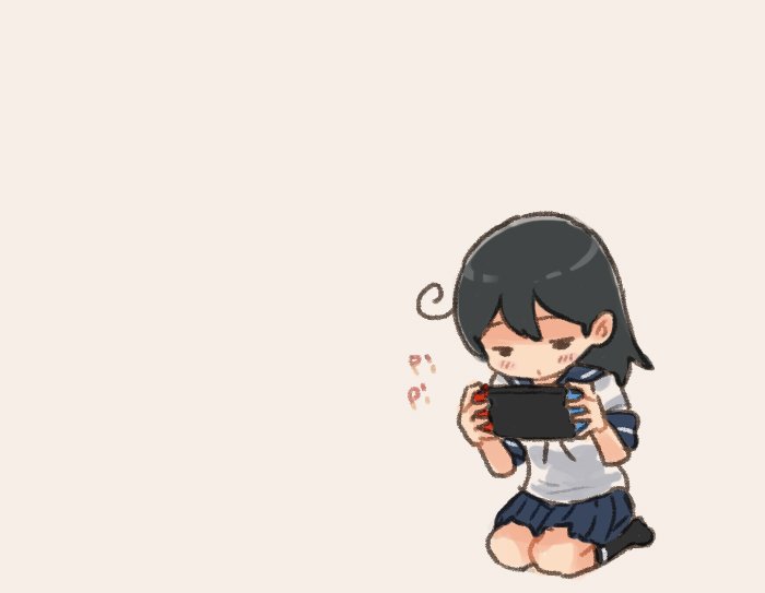 ushio (kantai collection and 1 more) drawn by saiguchi_otoufu