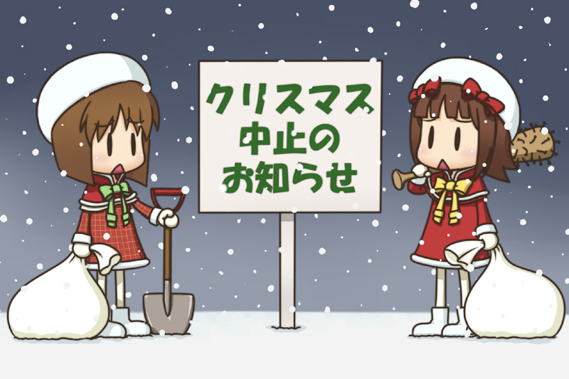 amami haruka and hagiwara yukiho (idolmaster and 1 more) drawn by puton