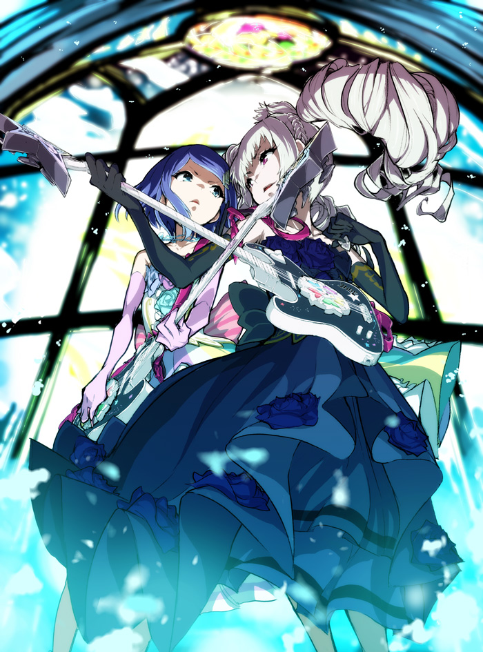 rinne and amou june (pretty series and 2 more) drawn by enouchi_ai