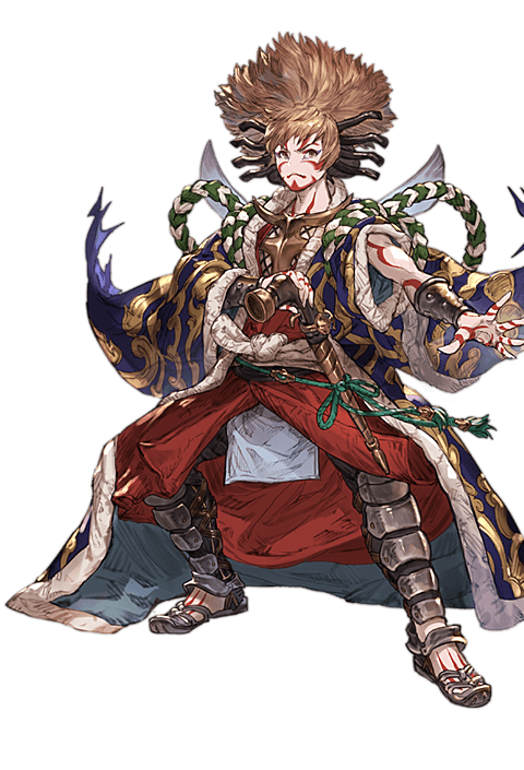 gran and bandit tycoon (granblue fantasy) drawn by minaba_hideo
