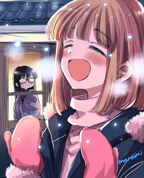 himawari-san and kazamatsuri matsuri (himawari-san) drawn by sugano_manami