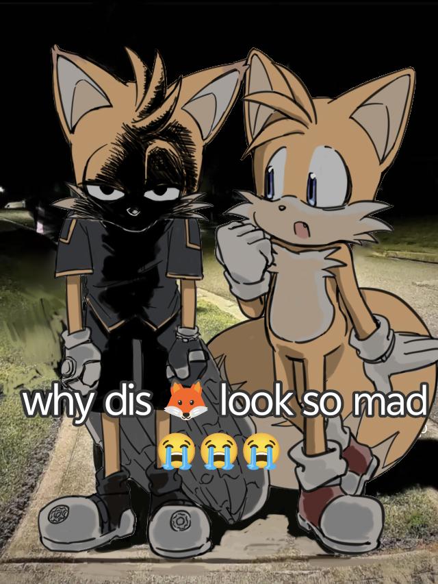 tails and nine (sonic and 1 more) drawn by nyanman0526