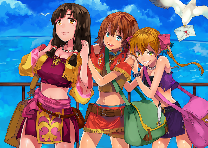 amy, saaya, and melty (suisei no gargantia) drawn by minazuki_(0038)