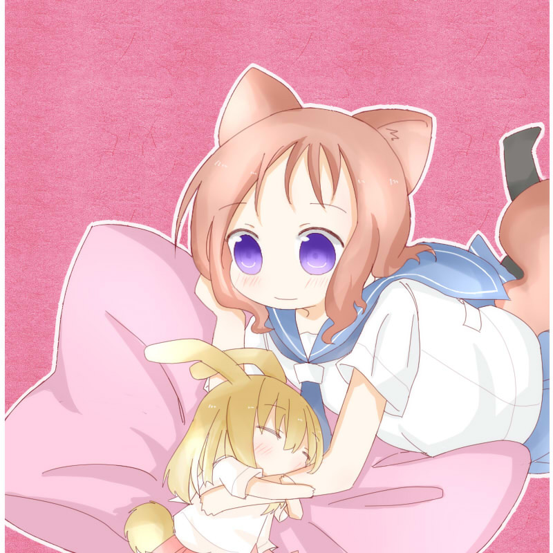 takei hisa and fukuji mihoko (saki) drawn by fud