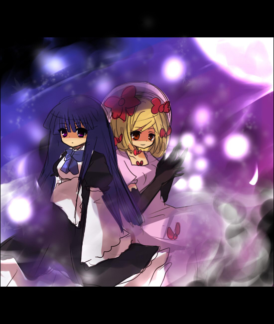 frederica bernkastel and lambdadelta (umineko no naku koro ni)