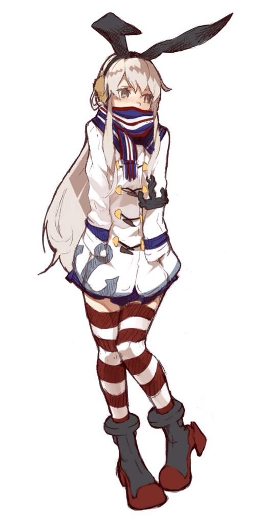 shimakaze (kantai collection) drawn by hamada_(super_tachioyogi_kyousou)