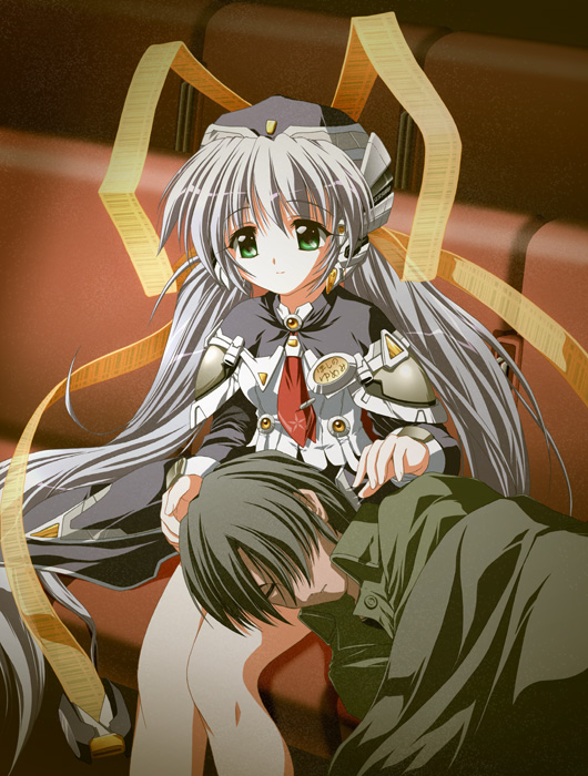 hoshino yumemi and junker (planetarian) drawn by f20_(funimaru)