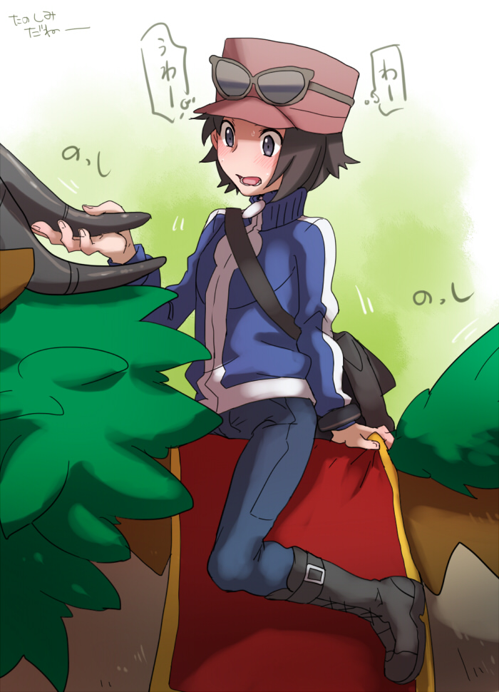 calem (pokemon and 1 more) drawn by @@@_(eckzahn)