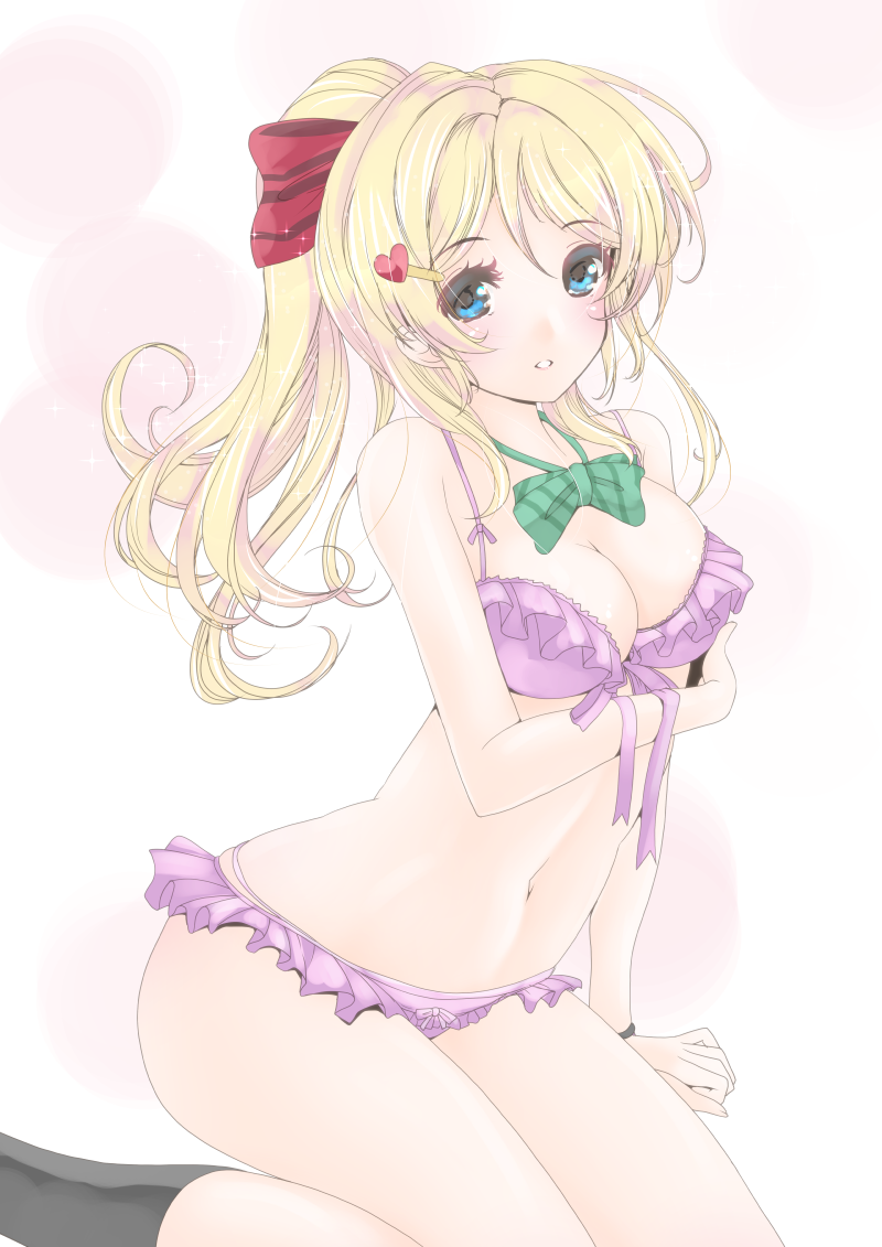 ayase eli (love live! and 1 more) drawn by frapowa