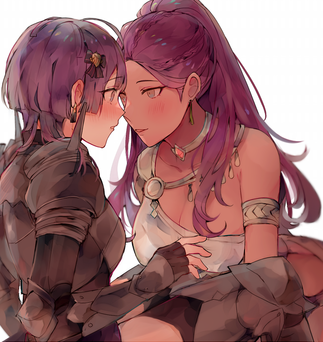 bernadetta von varley and petra macneary (fire emblem and 1 more) drawn by kvlen