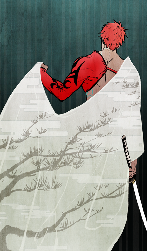 emiya shirou and senji muramasa (fate and 1 more) drawn by j_(onjj)