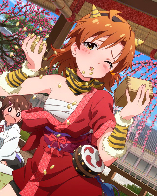 kasuga mirai and yabuki kana (idolmaster and 1 more)