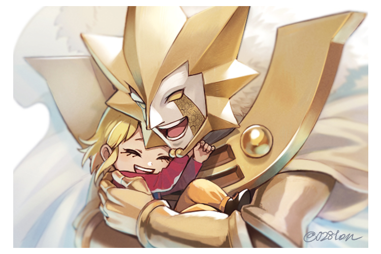 ellie and arth (konjiki no gash!!) drawn by otton