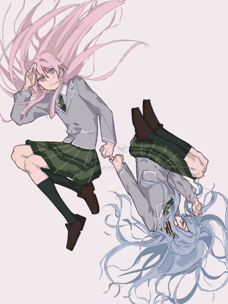 chihaya anon and togawa sakiko (bang dream! and 1 more) drawn by hanemi
