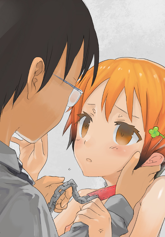 inami mahiru and takanashi souta (working!!) drawn by uyori