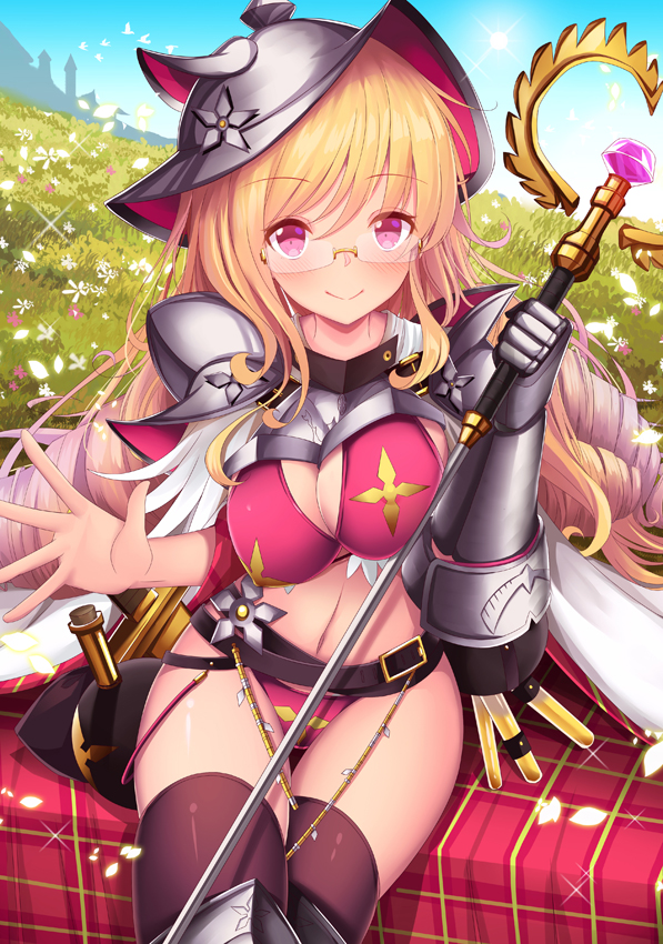 luminous mage (shingeki no bahamut and 1 more) drawn by yoshiheihe