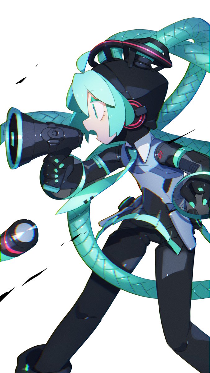 hatsune miku and proto miku (vocaloid) drawn by cheri_zao