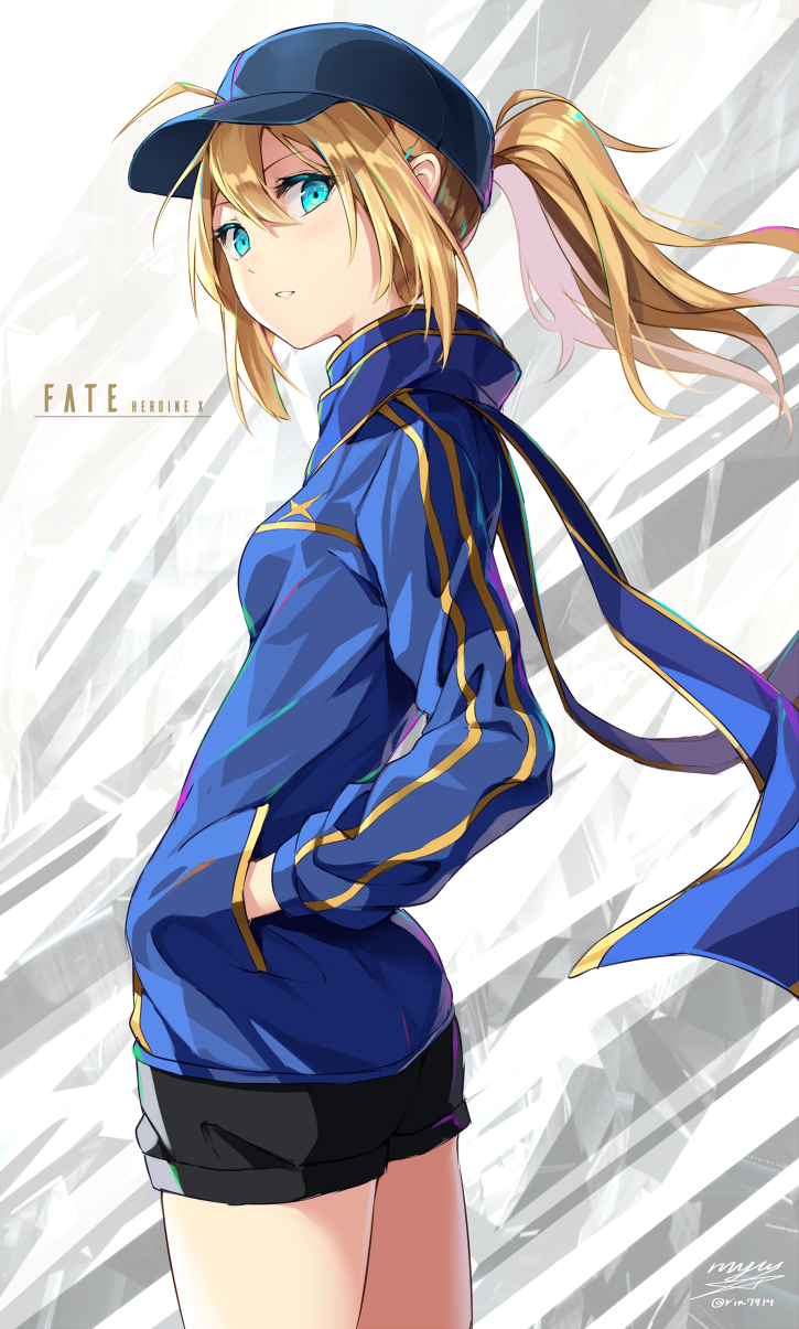 artoria pendragon and mysterious heroine x (fate and 1 more) drawn by rin_yuu