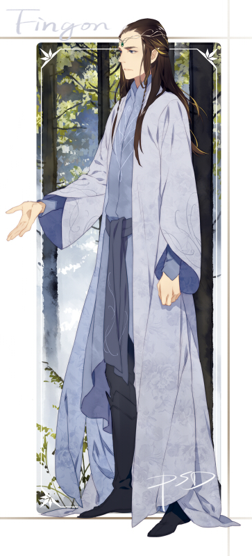 fingon (tolkien's legendarium and 1 more) drawn by psd_(psdgai)