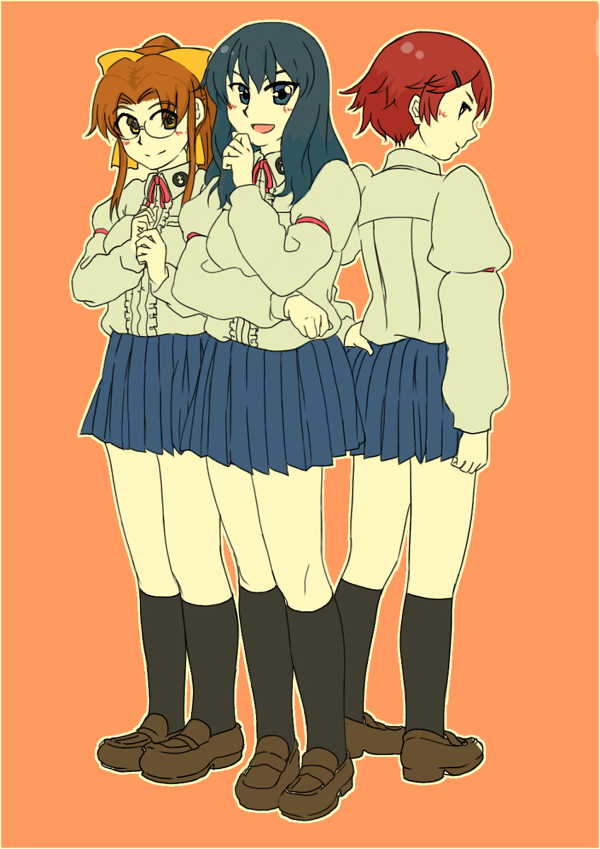 eclair, fondue, and galette (girls und panzer and 1 more) drawn by anemone_lz