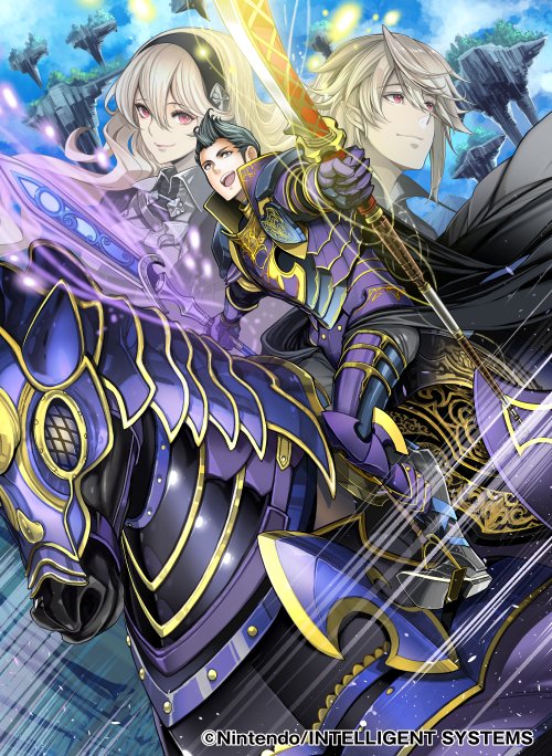 female corrin, male corrin, and silas (fire emblem and 2 more) drawn by toyota_saori
