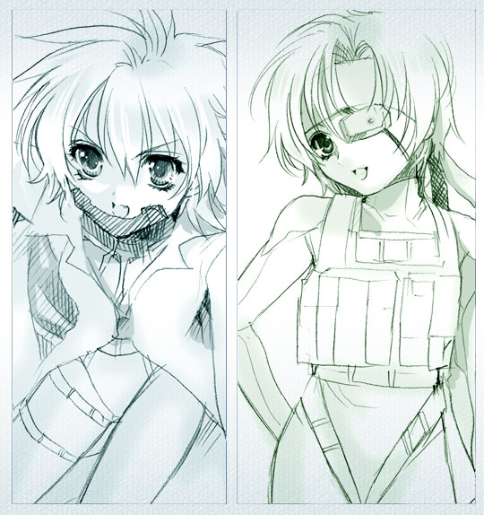 raiden and old snake (metal gear and 2 more) drawn by fragran0live