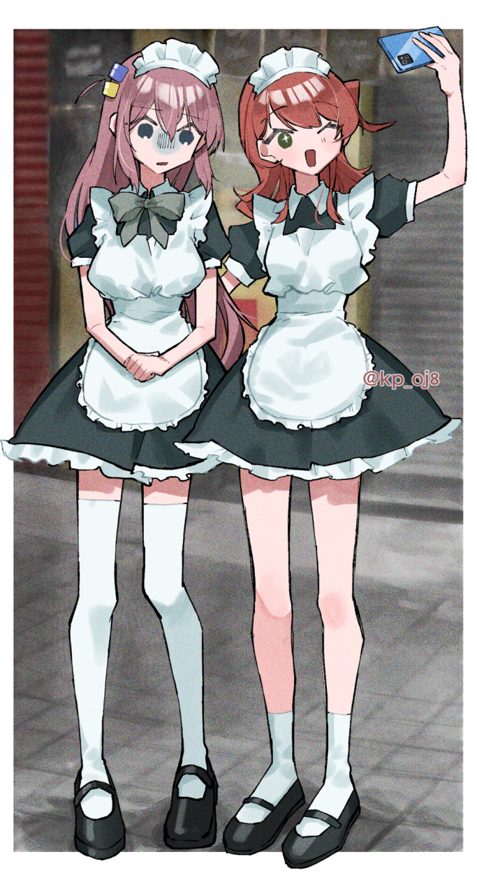 gotoh hitori and kita ikuyo (bocchi the rock!) drawn by scripco