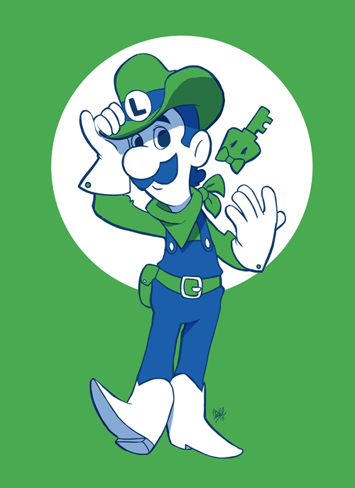 luigi (mario and 2 more) drawn by beth_turnsek
