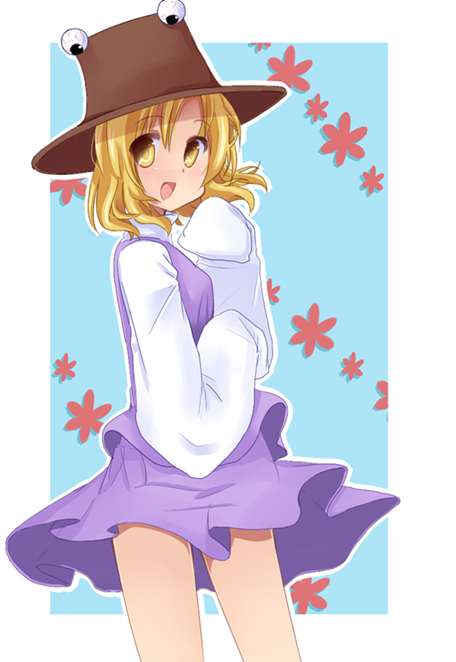 moriya suwako and pyonta (touhou) drawn by yuzuha_(tengokugumi)