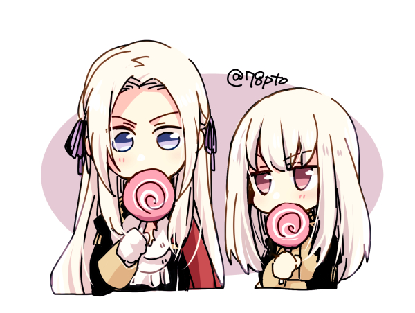 edelgard von hresvelg and lysithea von ordelia (fire emblem and 1 more) drawn by naho_(pi988y)