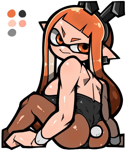 inkling player character, inkling girl, and kaori (splatoon) drawn by name_omoitukan2