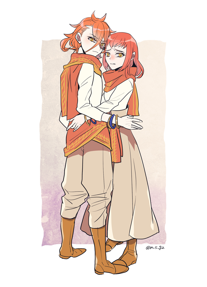 panette and pandreo (fire emblem and 1 more) drawn by m_s_gz