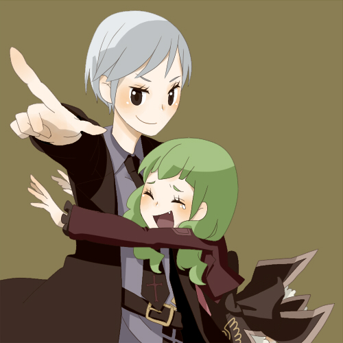 ushiromiya kyrie and leviathan (umineko no naku koro ni) drawn by 0930erina