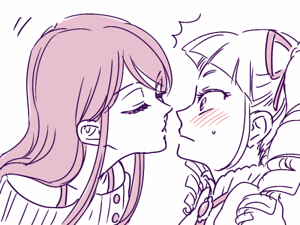 todo yurika and shibuki ran (aikatsu!) drawn by hato_yu