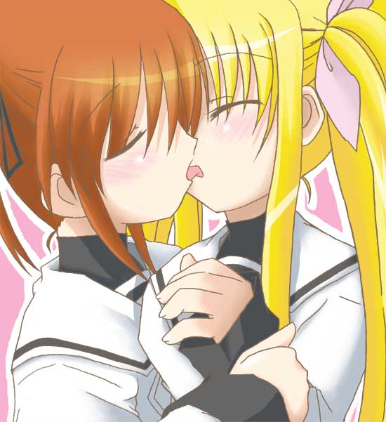 fate testarossa and takamachi nanoha (lyrical nanoha and 2 more)