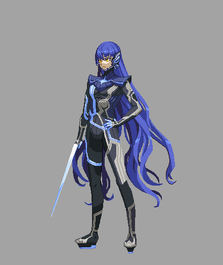 protagonist (shin megami tensei and 1 more) drawn by awii