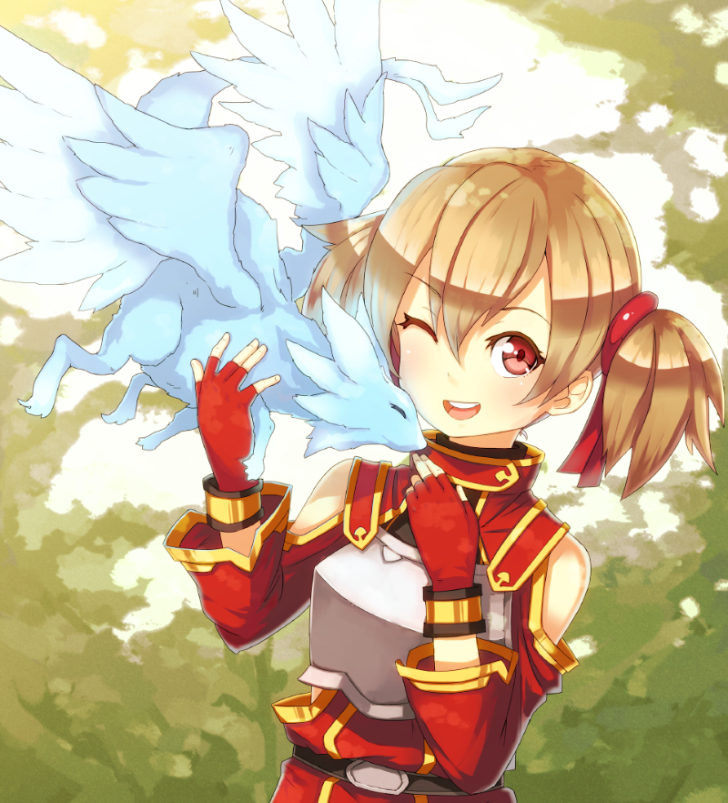 silica and pina (sword art online) drawn by nosuku