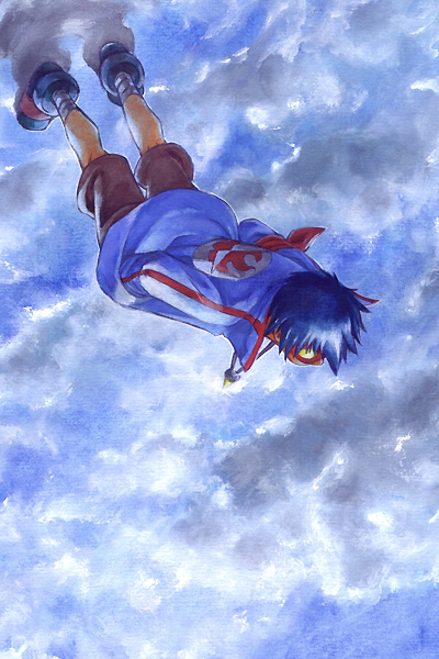 simon (tengen toppa gurren lagann) drawn by akutsu_(yuumi)