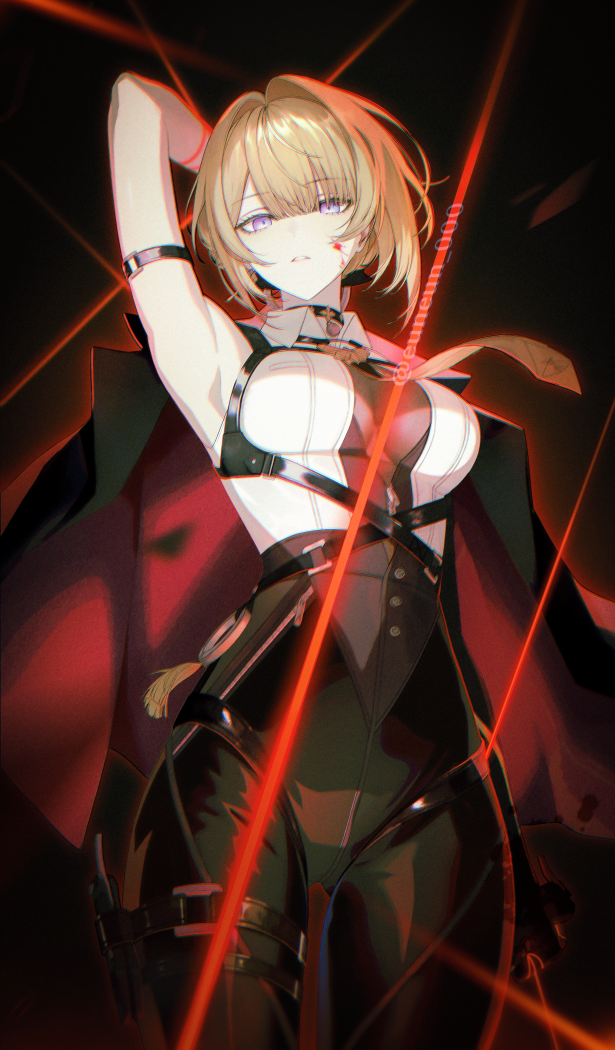evelyn chevalier (zenless zone zero) drawn by eun_(eunice)