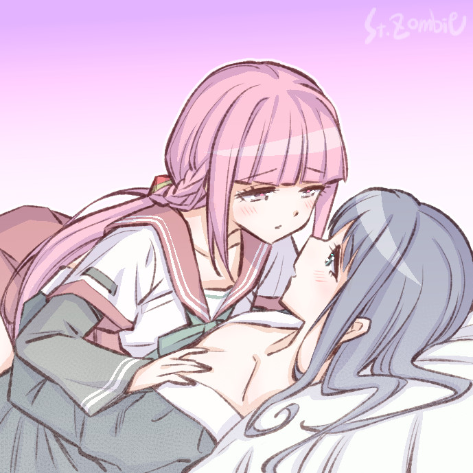 tamaki iroha and nanami yachiyo (mahou shoujo madoka magica and 1 more) drawn by studiozombie