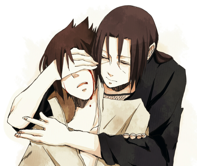 uchiha sasuke and uchiha itachi (naruto) drawn by xxll