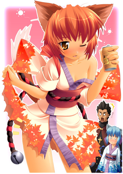 karen, suiren, and bamont shinpu (yogurting) drawn by yamabuki_zarame