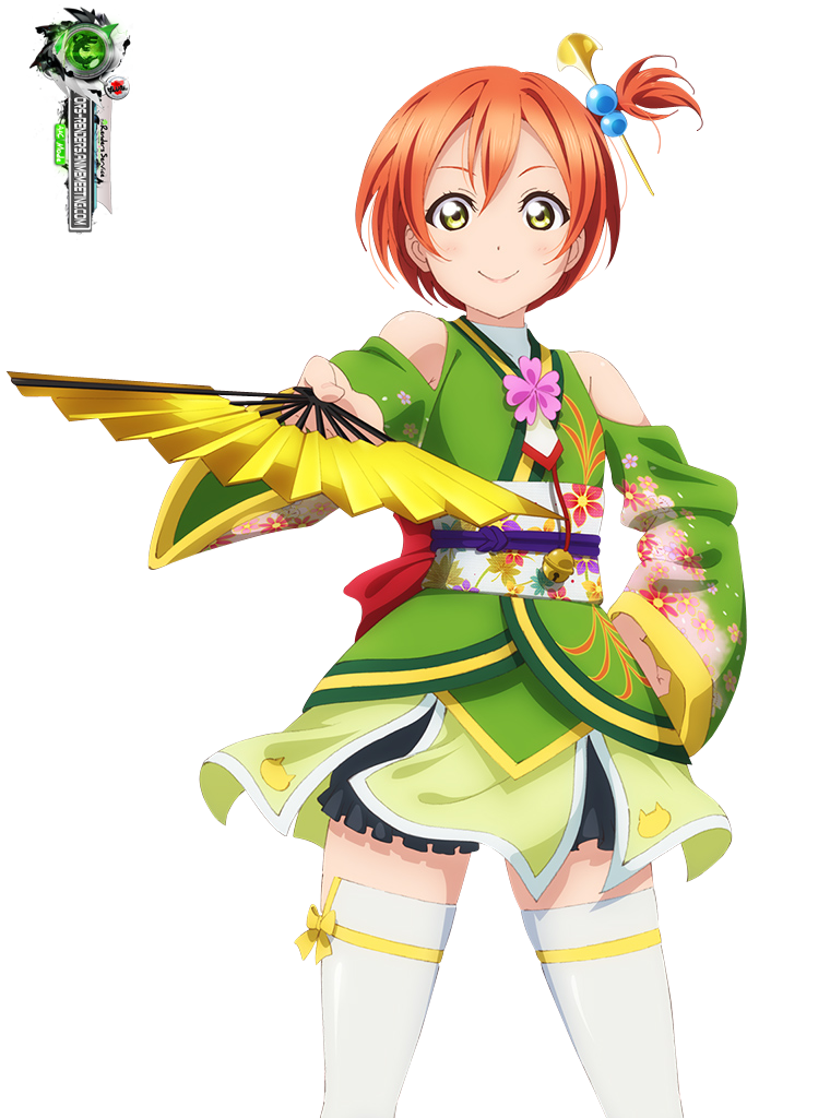 hoshizora rin (love live! and 1 more) drawn by ors_anime_renders