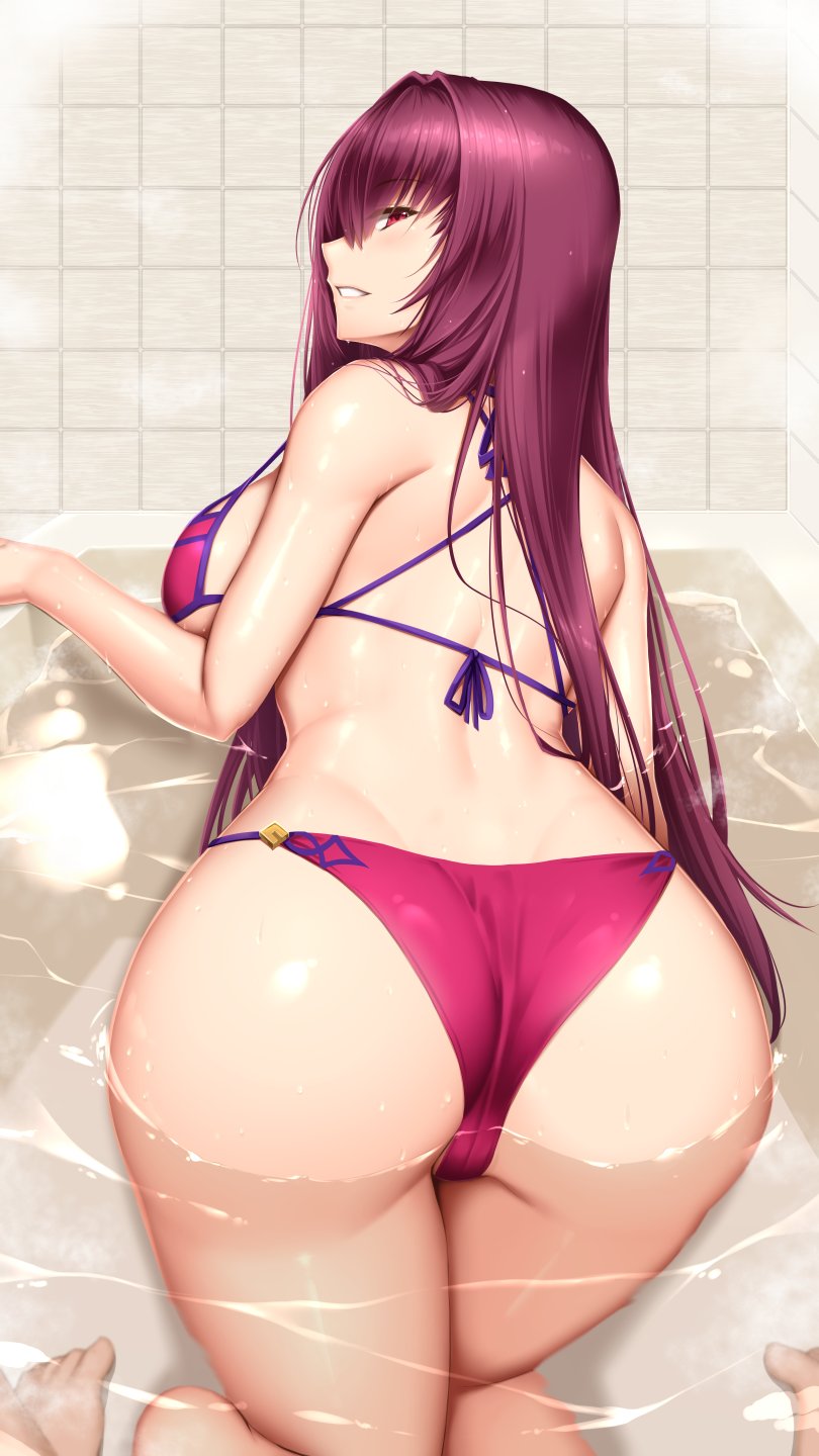 scathach (fate and 1 more) drawn by akitsuki_karasu