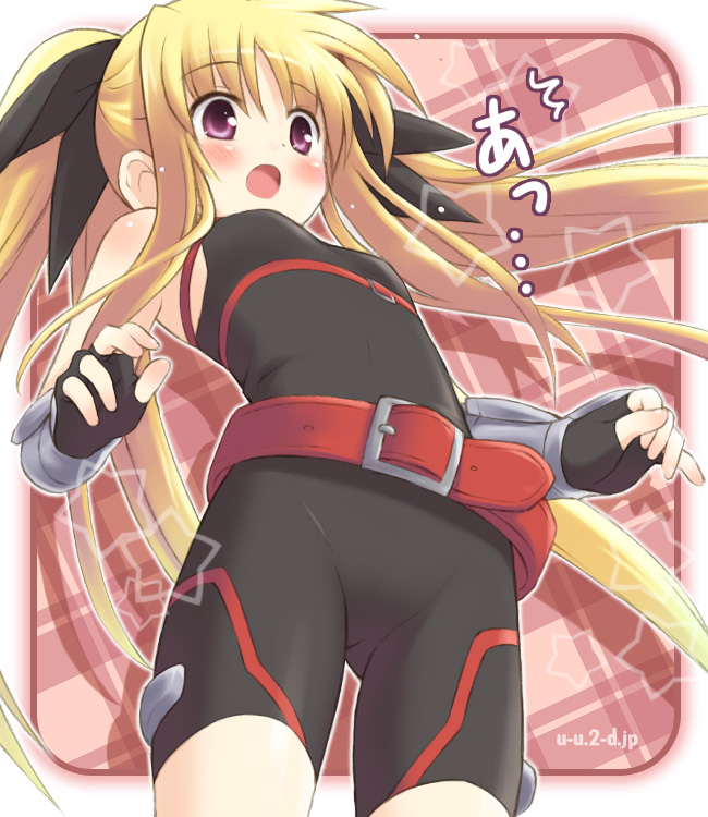 fate testarossa (lyrical nanoha and 2 more) drawn by eretto